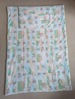 Mamas And Papas Bear & Friends Padded Blanket & Pillow Set 135 Cm X 98 Cm  • £16