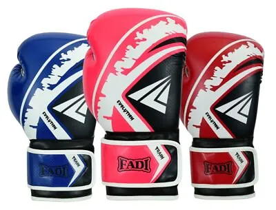 Train Evolution Boxing Gloves By FADI Muay Thai Sparring Punching Bag Kickboxing • $35.99