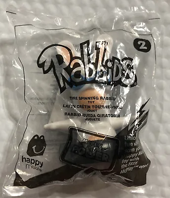 Retired 2015 McDonald’s Happy Meal Toy Rabbids #2 Tire Spinning Rabbid New • $4.20