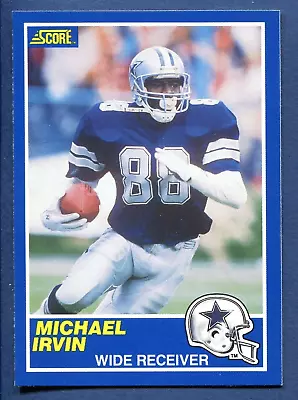 1989 Score Michael Irvin Rookie #18 NM-MT • $8