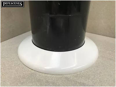 Toilet Soil Pipe Cover / Collar In White - 110mm • £4.98