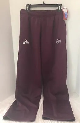 Adidas Men’s Mississippi State Tech Fleece Pants Mens Size S NWT $60 • $18.74