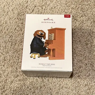 Hallmark 2018 The Muppets ROWLF THE DOG Playing Piano Ornament Magic Music New • $64.99