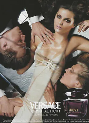 VERSACE Fragrances 1-Page Magazine PRINT AD 2004 ISABELI FONTANA • $6