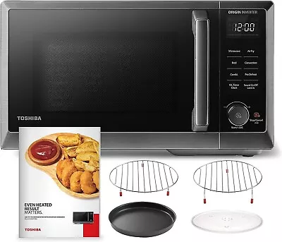 TOSHIBA 6-in-1 Inverter Countertop Microwave Oven Healthy Air Fryer Combo • $298.99