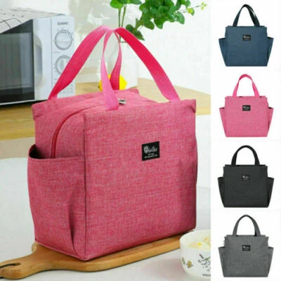 $15.19 • Buy Adult Kids Thermal Insulated Lunch Bag Food Storage School Picnic Carry Box AU