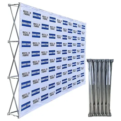 8x10ft Fabric Pop Up Display Stand，for Trade Show Backdrop Booth Display Stand • $279.99