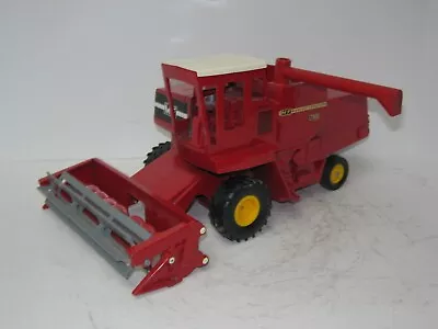 1/20 MASSEY FERGUSON MODEL 760 COMBINE W/GRAIN HEAD Yellow Rims 1973 Vintage • $175