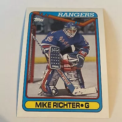 1990-91 Topps Mike Richter Rookie #330 New York Rangers • $3
