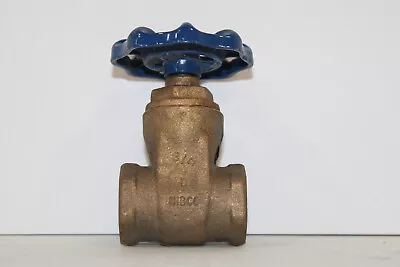 3/4  Nibco Bronze Threaded Gate Valve 200# New • $7.97