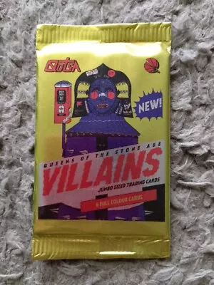 QUEENS OF THE STONE AGE- Villains - TRADING CARDS - PROMOTIONAL ITEM - UNOPENED • £24.99