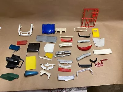 VINTAGE 1/25 CAR MODEL BODY Parts CUSTOM BUMPERs JUNKYARD Grills  Fenders LOOK  • $12