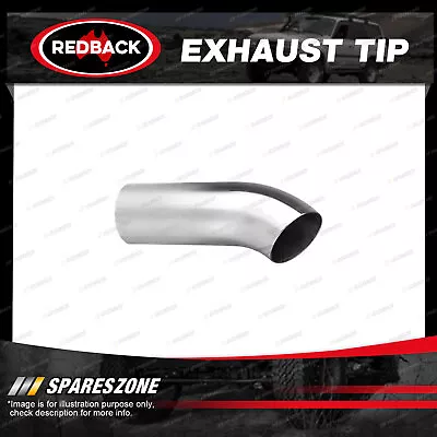 Redback Exhaust Tip Dump Pipe - 63mm 2-1/2  In 63mm 2-1/2  Out 203mm Long • $53.95