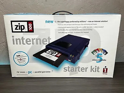 Iomega Zip 100 Parallel External Drive 100MB Sealed NIB MAC PC • $129.99