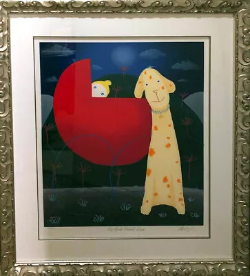 Mackenzie Thorpe My Best Friend Ever Serigraph On Paper Custom Framed Signed COA • $2000