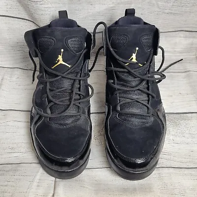 Nike Air Jordan Flight Club '91 Mens 11 (2017) Black Basketball Shoes 555475-031 • $39