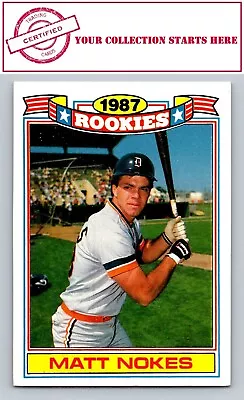 Matt Nokes 1988 Topps #8 Detroit Tigers • $1.69