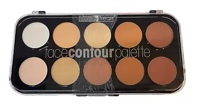 Beauty Treats Contour Palette - 6 Face Powders 2 Highlighter 2 Bronzers  • $12