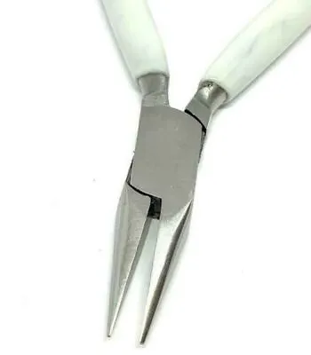 Snipe Chain Nose Super Fine Plain Jaws Jewellery Making Forming Beading Pliers • £5.99