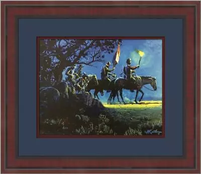 Mort Kunstler Civil War Print Los Conquistadores Custom Framed  • $75