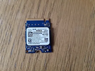 Toshiba KIOXIA 256GB 2230 Laptop SSD NVMe PCIe M2 KBG40ZNS256G 0FWJTG • £14