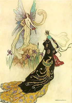 A2 The Fairy Book Warwick Goble 1913 Picture Print On Canvas • £18.99