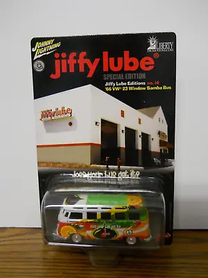 Johnny Lightning Jiffy Lube Editions 14 '66 VW 23 Window Samba Bus Special Ed. • $14.36