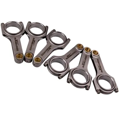 6pcs Connecting Rod Set H-Beam 5.313  For BMW M52B28 S50 S52 3/8  ARP 2000 • $561.70