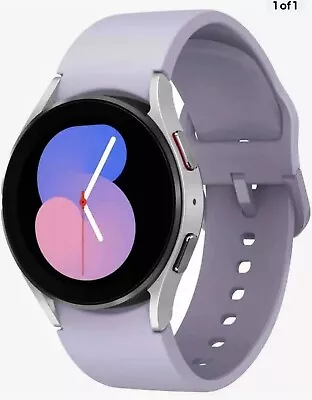 Samsung - Galaxy Watch5 Aluminum Smartwatch 40mm LTE - Bora Purple OPEN BOX • $135