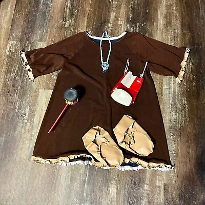 Vintage 70’s Pocahontas Costume Native American Youth Indian 5 Piece Set Sz ?? • $15