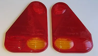 £54.99 • Buy 2 X Trailer Rear Light Lens Aspock Combination P6e,bv64 To Fit To Ifor Williams 