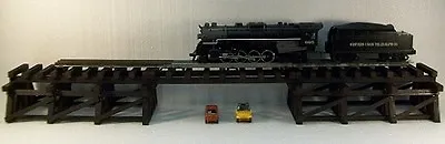  O SCALE  O Gauge LOWBOY Trestle & Bridge / Wooden Low Boy / O Scale Trains • $130