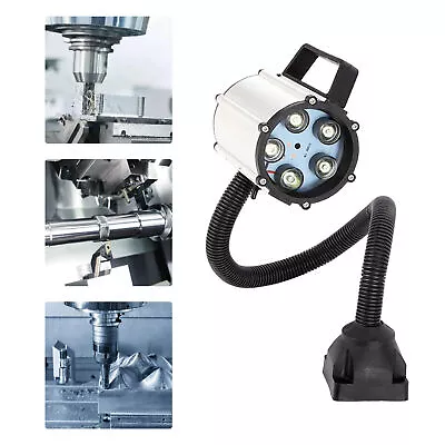 LED Work Light Gooseneck CNC Machine Lathe LED Lamp Flexible Arm Magnetic Base • $40