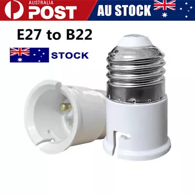 E27 To B22 Adapter Converter Lamp Light Bulb Screw To Bayonet Cap Lamp Base • $9.89