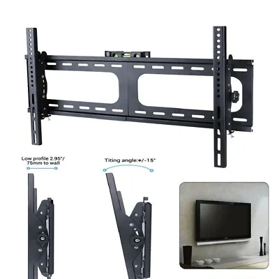 Large Fixed Flat To Wall Silm TV Bracket Mount For 23 32 45 50 55 65 70  Screens • $29.93