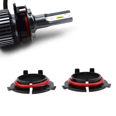 2pcs H7 LED Headlights Bulb Adapter Socket Base Holder Retainer For Kia Nissan • $8.79