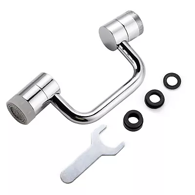 Universal 1080° Swivel Robotic Arm Swivel Extension Faucet Aerator Tap Extender • £12.34