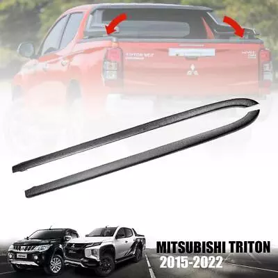 LR Rear Tailgate Cover Protection Matte Black For Mitsubishi Triton L200 2015-22 • $118.43