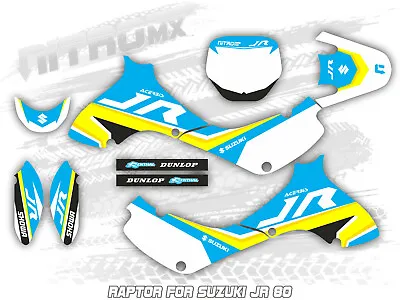 NitroMX Graphic Kit For SUZUKI JR 80 All Years Motocross Decal Sticker Design MX • $220.63