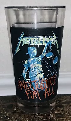 Metallica And Justice For All Pint Glass Limited Edition Etched Excellent • $99.99