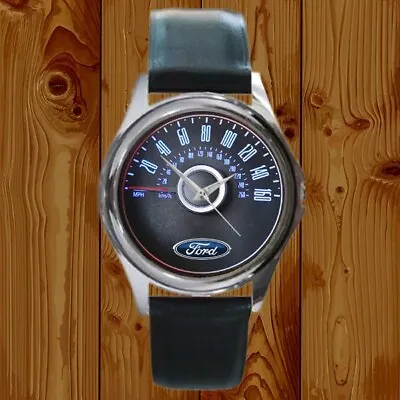 2014 Ford Mustang V8 Convertible Speedometer Round Watch • $16.99