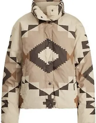 New Polo Ralph Lauren Southwestern Navajo Puffer Down Jacket - M • £137.50