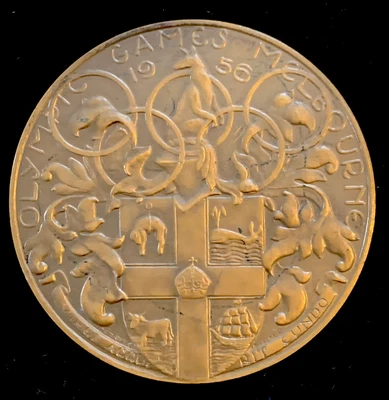 $299 • Buy 1956 MELBOURNE Olympic Games BRONZE PARTICIPATION MEDAL
