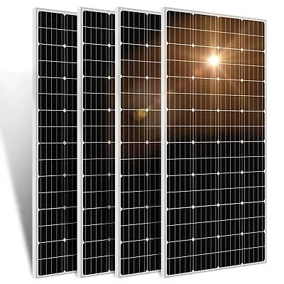 High Efficiency 120W Solar Panel Kit Solar Set 12V Monocrystalline Solar Panels • £69.99