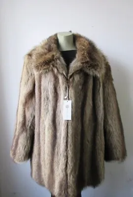 Men's Size XL NEW Raccoon Fur Coat Jacket With Size  MAN • $950