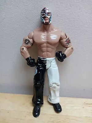 2003 JAKKS PACIFIC WWE REY MYSTERIO Silver & BLACK PANTS W/ MASK Action Figure • $12