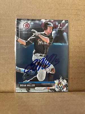 Brian Miller In Person IP Hand Signed Auto Baseball Card • $2.09