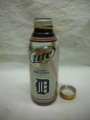 Miller Lite  Official Domestic Beer Detroit Aluminum Beer Bottle #840405 • $3.50