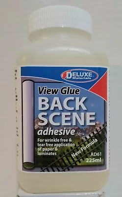 Deluxe Materials AD 61 View Glue Back Scene Adhesive. • $16.99