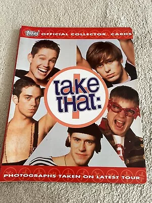 Take That Official Tops Cards And Booklet Collectors Music Memorabilia Williams • £15